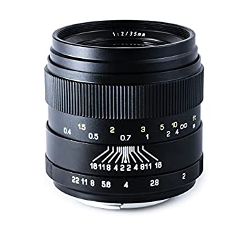 【中古】Oshiro 35mm f/2 LD UNC AL 広角フルフレームプライムレンズ Canon EF EOS 80D 77D 70D 60D 50D 7D 6D 5D 5DS 1DS T7i T7s T7s T6s T6i T6i T6 T