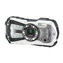 【中古】RICOH 防水デジタルカメラ RICOH WG-40W ホワイト 防水14m耐ショック1.6m耐寒-10度 RICOH WG-40W WH 04687