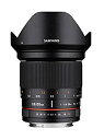 【中古】SAMYANG 単焦点レンズ 20mm F1.8 ED AS UMC ペンタックス K用 フルサイズ対応(2)