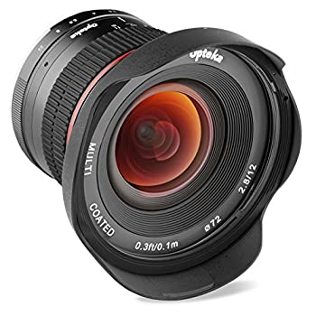 ڥȥ꡼ǥݥ10ܡ šOpteka 12?mm F / 2.8ưեHD MC Wide Angle Lens for Canon EF - MޥAPS - Cǥ륫