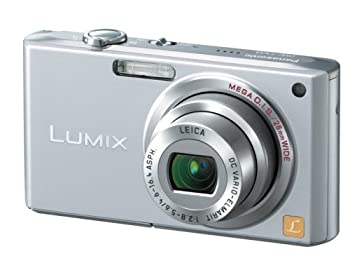 【中古】パナソニック デジタルカメラ LUMIX (ルミックス) プレシャスシルバー DMC-FX33-S