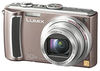 【中古】パナソニック デジタルカメラ LUMIX (ルミックス) ブラウン DMC-TZ5-T