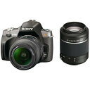 【中古】(非常に良い)ソニー SONY デジタル一眼レフカメラ α380 ダブルズームレンズキット ブラック DSLRA380Y