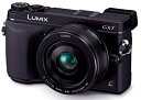 【中古】(非常に良い)パナソニック ミラーレス一眼カメラ ルミックス GX7 レンズキット 単焦点レンズ付属 ブラック DMC-GX7C-K