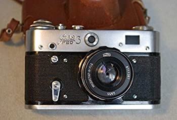 【中古】ボックス+パスポート+説明書 FED 3 film camera +レンズ lens Industar 61 2 8 フィルムカメラ