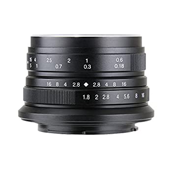 【中古】（非常に良い）七工匠 7artisans 25M43B 25mm F1.8 マイクロフォーサーズ ブラック