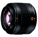 【中古】パナソニック 標準単焦点レンズ マイクロフォーサーズ用 ルミックス LEICA DG SUMMILUX 25mm/F1.4 II ASPH. ブラック H-XA025