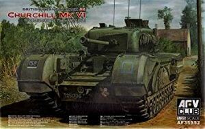 【中古】(未使用品)AFVクラブ 1/35 チャーチル歩兵戦車Mk.6/QF 75mm砲搭載 プラモデル