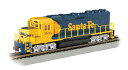 【中古】(非常に良い)Bachmann Industries gp40?DCC Equipped Locomotive Santa Fe # 3508?HO Scaleトレイン車、ブルー/イエロー