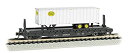 yÁzBachmann 52?' 6?tbgCar with 35?' RibbedTrailer???NYC with NYC TRAILER???N Scale