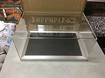 【中古】Ferrari F40 ロゴ入り限定モデル Display Base Case 1/12用 ディスプレイケース＆アルミフレームベース 京商 (ミニカーは付属しません)