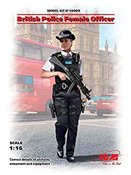 【中古】（非常に良い）ICM 1/16 イギリス女性警察官 プラモデル 16009