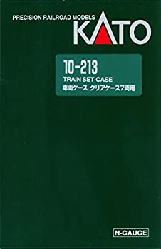 【中古】(未使用品)KATO Nゲージ 車両ケースD クリアケース 7両用 10-213 鉄道模型用品【メーカー名】カトー(KATO)【メーカー型番】10-213【ブランド名】カトー(KATO)【商品説明】KATO Nゲージ 車両ケースD クリアケース 7両用 10-213 鉄道模型用品Kato 10-213 Storage Box Without Foam未使用ですが 弊社で一般の方から買取しました中古品です。 一点物で売り切れ終了です。画像はイメージ写真ですので商品のコンディション、付属品の有無については入荷の度異なります。当店にて、動作確認・点検・アルコール等のクリーニングを施しております。中古品のため限定特典や補償等は、商品名、説明に記載があっても付属しておりません予めご了承下さい。当店では初期不良に限り、商品到着から7日間は返品を 受付けております。他モールとの併売品の為、完売の際はご連絡致しますのでご了承ください。ご注文からお届けまで1、ご注文⇒ご注文は24時間受け付けております。2、注文確認⇒ご注文後、当店から注文確認メールを送信します。3、お届けまで3〜10営業日程度とお考え下さい。4、入金確認⇒前払い決済をご選択の場合、ご入金確認後、配送手配を致します。5、出荷⇒配送準備が整い次第、出荷致します。配送業者、追跡番号等の詳細をメール送信致します。6、到着⇒出荷後、1〜3日後に商品が到着します。　※離島、北海道、九州、沖縄は遅れる場合がございます。予めご了承下さい。お電話でのお問合せは少人数で運営の為受け付けておりませんので、メールにてお問合せお願い致します。営業時間　月〜金　10:00〜17:00お客様都合によるご注文後のキャンセル・返品はお受けしておりませんのでご了承下さい。