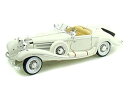 【中古】Maisto (マイスト) 1936 Mercedes (メルセデス ベンツ) Benz 500K Special Roadster 1/18 White MA36055-WH ミニカー ダイキャスト 自動車 (並