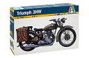 【中古】イタレリ 1/9 WW.II イギリス陸軍 軍用バイク トライアンフ 3HW プラモデル IT7402