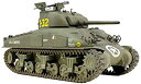 【中古】アスカモデル 1/35 アメリカ軍 M4A1 シャーマン 後期型 ヘッジロウカッター付 プラモデル 35-022