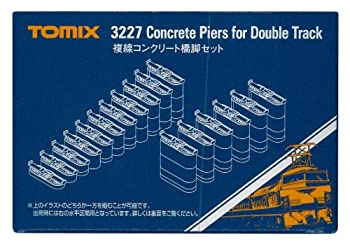 【中古】TOMIX Nゲージ 複線コンクリート橋脚セット 3227 鉄道模型用品【メーカー名】トミーテック(TOMYTEC)【メーカー型番】3227【ブランド名】トミーテック(TOMYTEC)【商品説明】TOMIX Nゲージ 複線コンクリート橋脚セット 3227 鉄道模型用品対象性別 :男の子対象年齢 :15歳から中古品のため使用に伴うキズ等がございますが、問題なくご使用頂ける商品です。画像はイメージ写真ですので商品のコンディション、付属品の有無については入荷の度異なります。当店にて、動作確認・点検・アルコール等のクリーニングを施しております。中古品のため限定特典や補償等は、商品名、説明に記載があっても付属しておりません予めご了承下さい。当店では初期不良に限り、商品到着から7日間は返品を 受付けております。他モールとの併売品の為、完売の際はご連絡致しますのでご了承ください。ご注文からお届けまで1、ご注文⇒ご注文は24時間受け付けております。2、注文確認⇒ご注文後、当店から注文確認メールを送信します。3、お届けまで3〜10営業日程度とお考え下さい。4、入金確認⇒前払い決済をご選択の場合、ご入金確認後、配送手配を致します。5、出荷⇒配送準備が整い次第、出荷致します。配送業者、追跡番号等の詳細をメール送信致します。6、到着⇒出荷後、1〜3日後に商品が到着します。　※離島、北海道、九州、沖縄は遅れる場合がございます。予めご了承下さい。お電話でのお問合せは少人数で運営の為受け付けておりませんので、メールにてお問合せお願い致します。営業時間　月〜金　10:00〜17:00お客様都合によるご注文後のキャンセル・返品はお受けしておりませんのでご了承下さい。