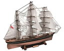 【中古】ウッディジョー 1/80 帆船模型 カティーサーク 帆付き 木製模型