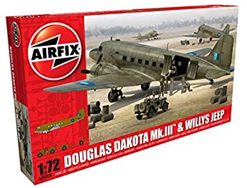 【中古】エアフィックス 1/72 ダグラス ダコタ MkIII &ウィリー ジープ プラモデル