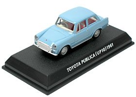 【中古】コナミ 1/64 絶版名車コレクションVol.5 トヨタ パブリカ （1961）水色