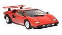 【中古】(非常に良い)タミヤ 1/24 スケール特別企画商品 ランボルギーニ カウンタック LP500S (クリヤーコートレッドボディ) プラモデル 25419