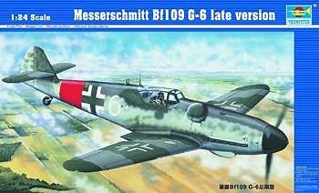 【中古】(非常に良い)トランペッター 1/24 メッサーシュミット Bf109 G-6 後期型 プラモデル
