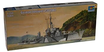 【中古】トランペッター 1/350 ドイツ海軍 Z級駆逐艦 Z-30 1942 プラモデル