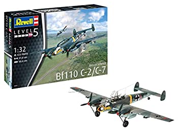 【中古】ドイツレベル 1/32 ドイツ空軍 メッサーシュミット Bf110 C-7 プラモデル 04961