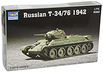 【中古】(未使用品)トランペッター 1/72 ソビエト軍 T-34/76 1942年型 07206 プラモデル