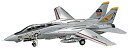 【中古】(未使用品)ハセガワ 1/48 アメリカ海軍 F-14A トムキャット プラモデル PT46