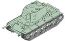 【中古】トランペッター 1/72 ソビエト軍 KV-2 107mm砲搭載型 プラモデル 07162