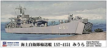 【中古】ピットロード 1/700 スカイウェーブシリーズ 海上自衛隊輸送艦 LST-4151 みうら プラモデル J83
