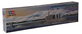 【中古】(未使用品)ホビーボス 1/350 潜水艦シリーズ ロシア海軍 ボレイ型原子力潜水艦 プラモデル