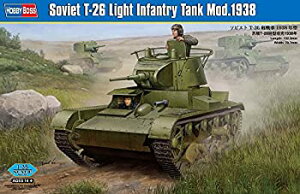 【中古】(非常に良い)ホビーボス 1/35 ファイティングヴィークルシリーズ ソビエト T-26 軽戦車 1938年型 プラモデル