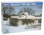 【中古】ホビーボス 1/35 ファイティングヴィークルシリーズ ロシア T-40 軽戦車 プラモデル