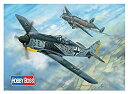 【中古】ホビーボス 1/18 エアクラフトシリーズ ドイツ軍 フォッケウルフ Fw190A-5 プラモデル 81802