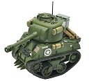 【中古】モンモデル ワールドウォートゥーンズシリーズ イギリス中戦車 シャーマンファイアフライ 色分け済みプラモデル MWWT008