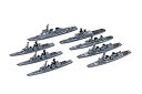 【中古】(非常に良い)フジミ模型 1/3000 集める軍艦シリーズ No.34 海上自衛隊第1護衛隊群(1998年) プラモデル 軍艦34