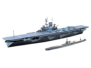 【中古】青島文化教材社 1/700 ウォーターラインシリーズ WASP ワスプ &潜水艦 伊-19 プラモデル