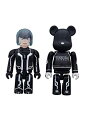 【中古】(未使用品)KUBRICK SAM & BE@RBRICK SAM'S LIGHTCYCLE 2パックセット(ABS&PVC塗装済みアクションフィギュア)