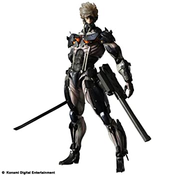 【中古】METAL GEAR RISING REVENGEANCE PLAY ARTS改 雷電 CUSTOM BODY YELLOW(PVC塗装済みアクションフィギュア)