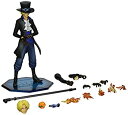 【中古】(非常に良い)Portrait.Of.Pirates ワンピース Sailing Again サボ 1/8スケール PVC製 塗装済み完成品フィギュア(3)
