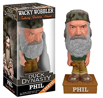 楽天GoodLifeStore【中古】TVドラマ DUCK DYNASTY（ダック・ダイナスティ）Phil Robertson（PHIL）TALKING WACKY WOBBLER BOBBLE-HEAD【並行輸入品】