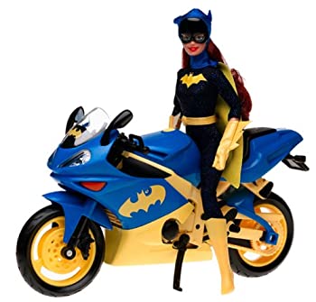 【中古】マテル バービー 「バットマン」 バットガール with バットサイクル