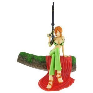 【中古】ワンピース DOOR PAINTING COLLECTION FIGURE ナミ アニマルver.