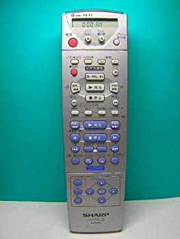 【中古】（非常に良い）シャープ ビデオ・DVD・CDリモコン GA047WJ