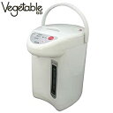 【中古】vegetable 98度沸騰 再沸騰カルキとばし 水位表示付き 電動給湯ポット GD-UP300