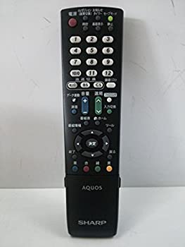 【中古】シャープ　液晶テレビ(AQUOS)純正リモコン GB068WJSA (0106380426)