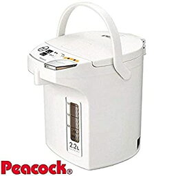 【中古】Peacock ピーコック魔法瓶 電動給湯ポット(2.2L) WMJ-22 ホワイト(W)