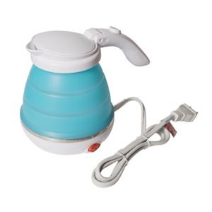 【中古】（非常に良い）ミヨシ (まとめ) 折りたためるトラベルケトル ブルー MBE-TK02 BL ×2セット